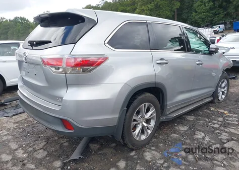 2014 Toyota Highlander Le Plus V6 z USA, uszkodzony, nr VIN 5TDZKRFH5ES030585